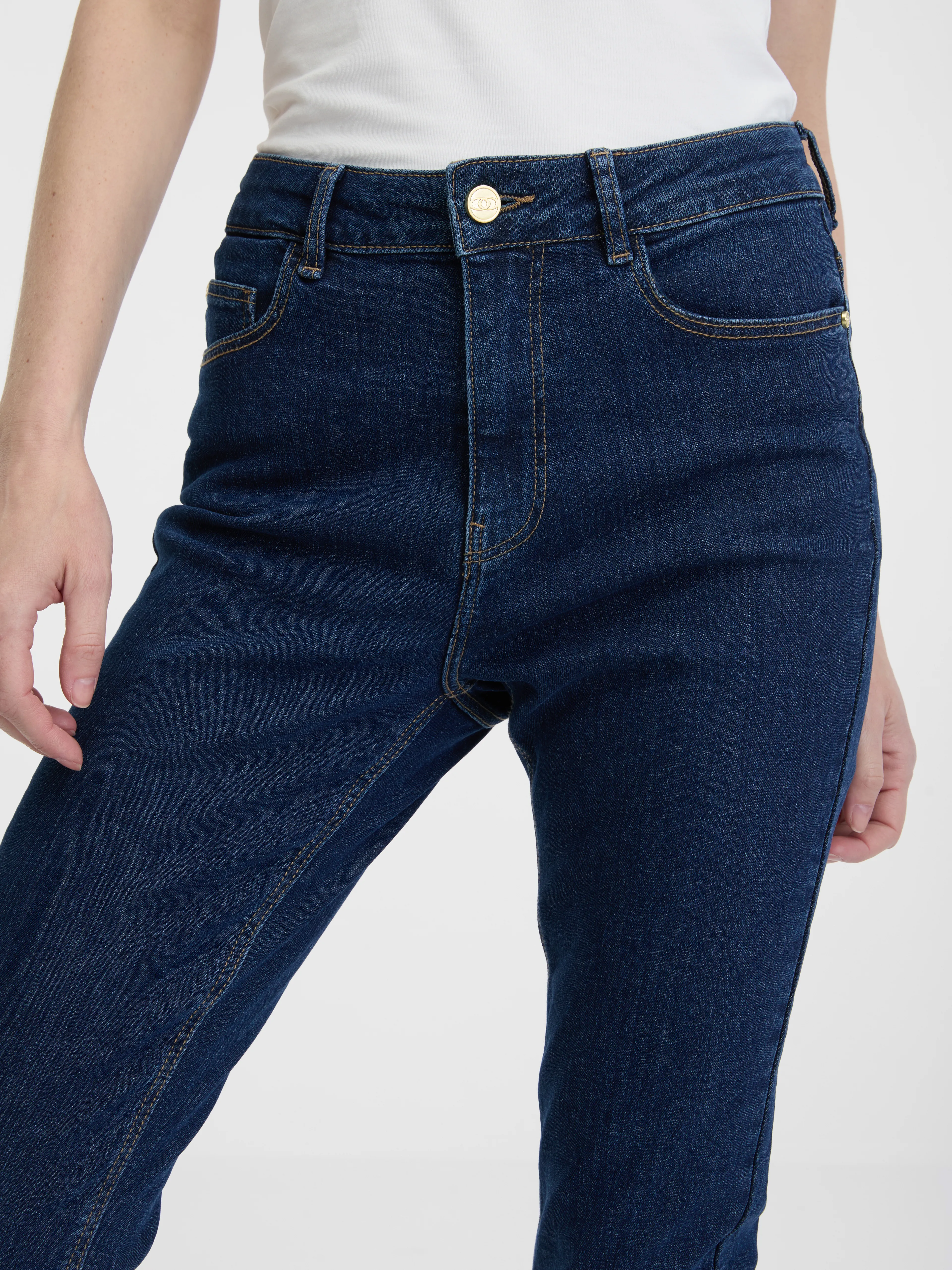 Dunkelblaue Damen Skinny-Jeans ORSAY