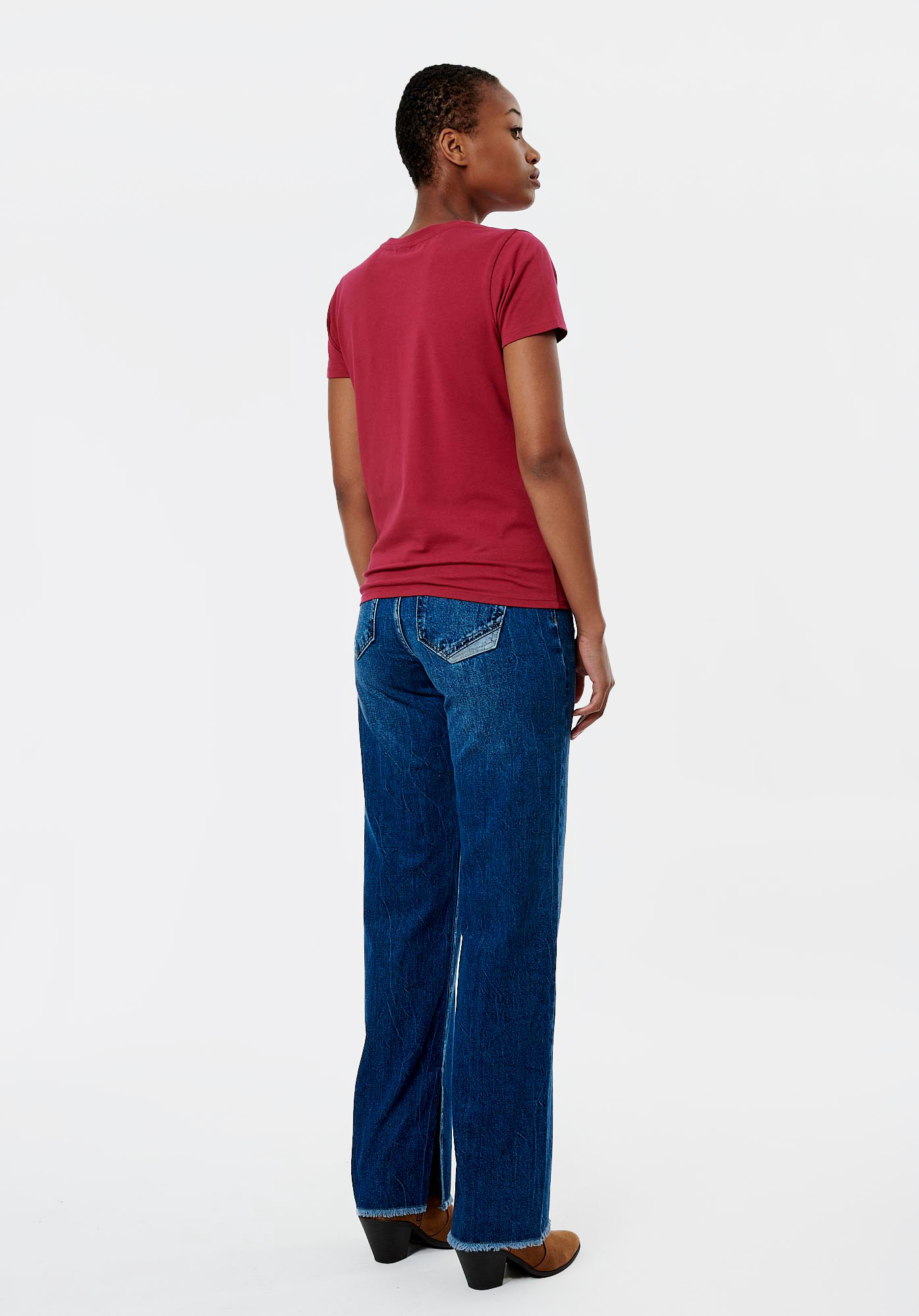 LOVET  T-shirt fuchsia Femme