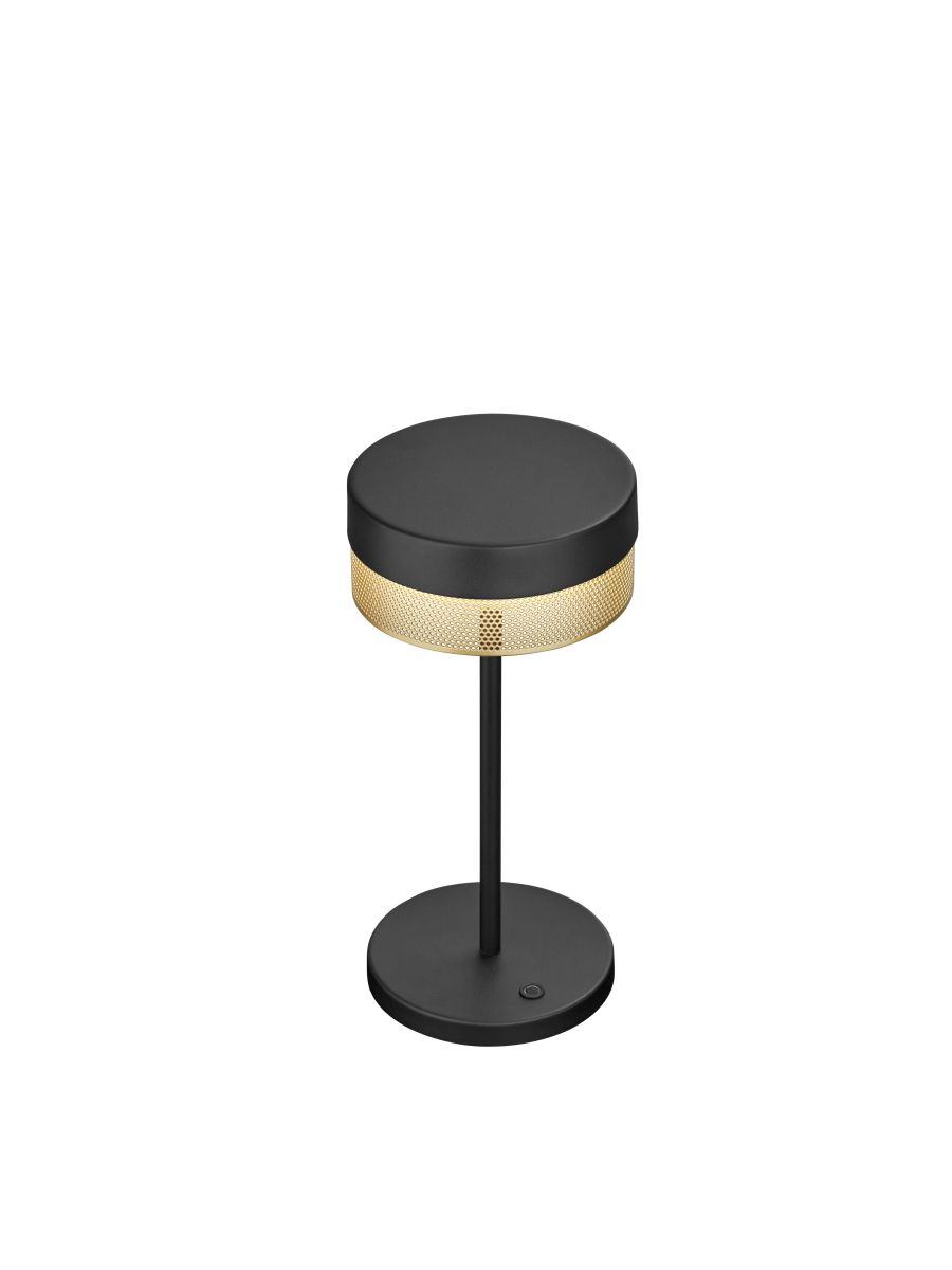 HELL Akku Tischlampe Mesh