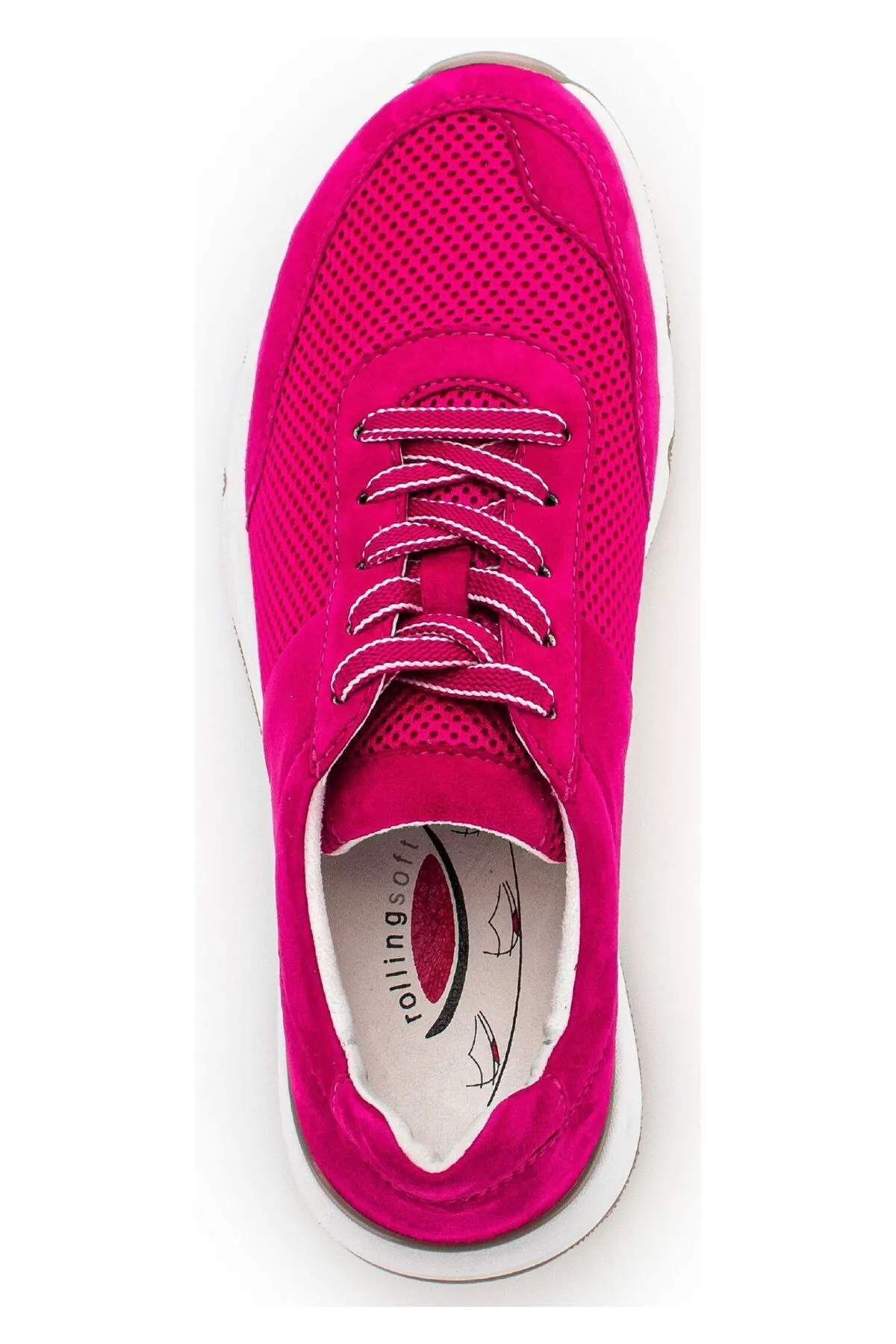 GABOR  Sneaker - Rosa - Flacher Absatz