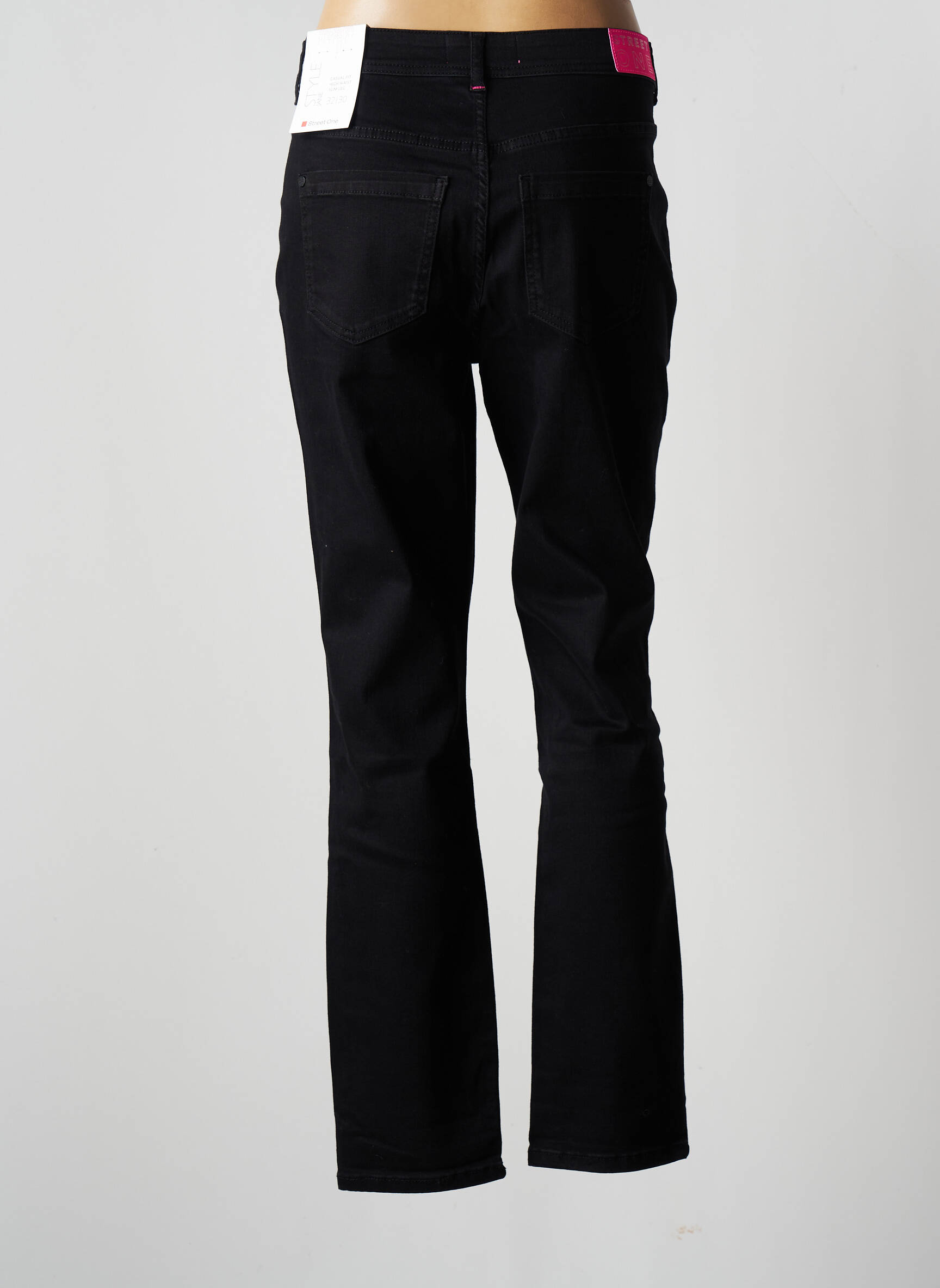 Street One Jeans Coupe Slim Femme couleur noir