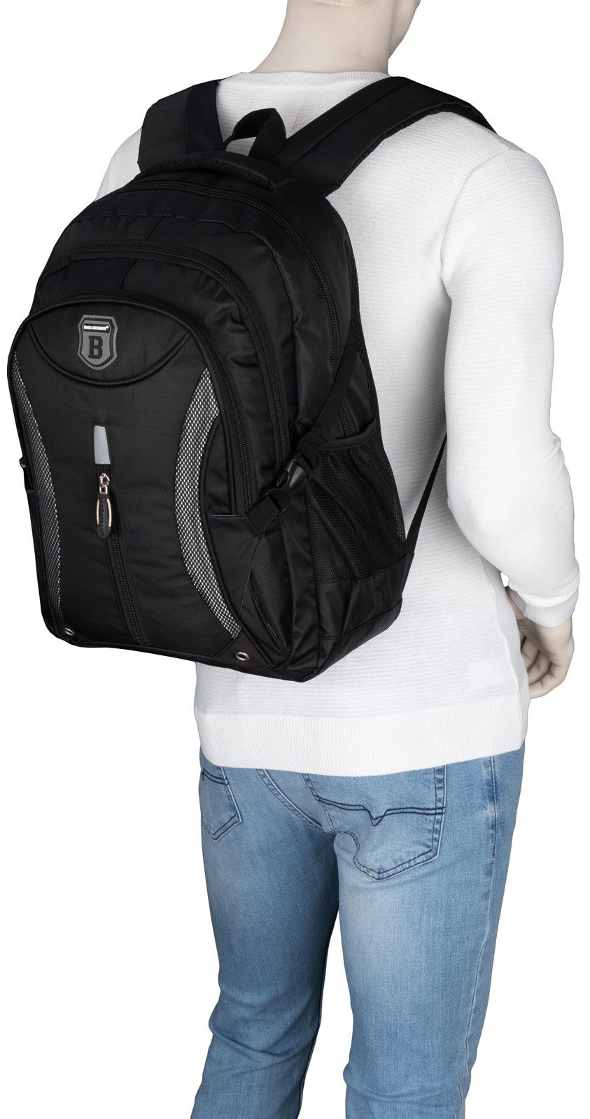 BAG STREET Rucksack Rucksack Damen Herren Sport Schulrucksack Freizeit Reise Wandern Arbei, Freizeitrucksack, Sportrucksack, Businessrucksack