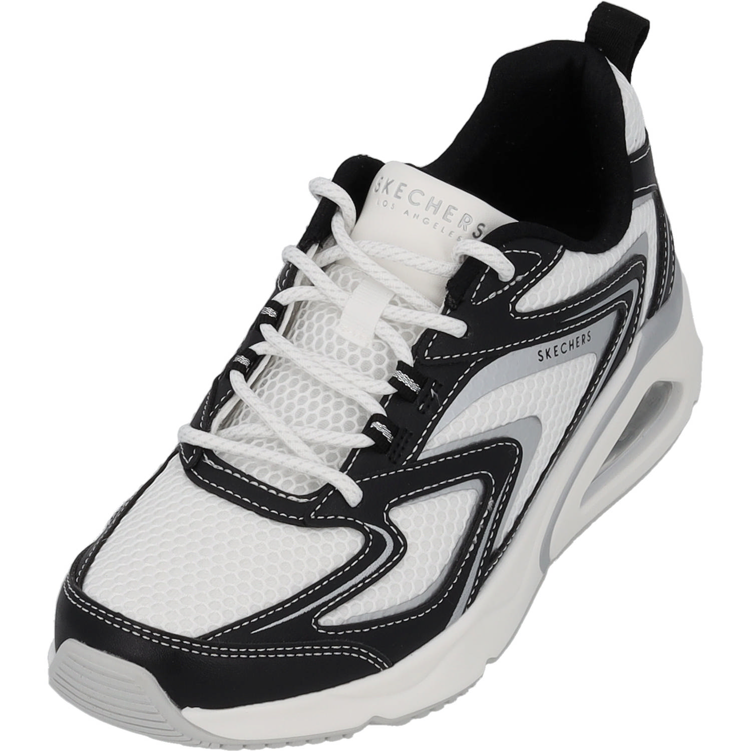 Skechers 177425, Sneakers Low, Damen, weiß schwarz