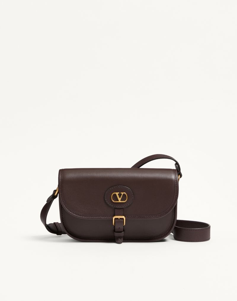 Bolsa de ombro pequena Valentino Garavani Antibes em couro de bezerro