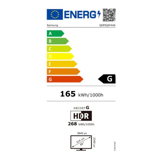 SAMSUNG QE85Q6F - Telewizor 4K 85