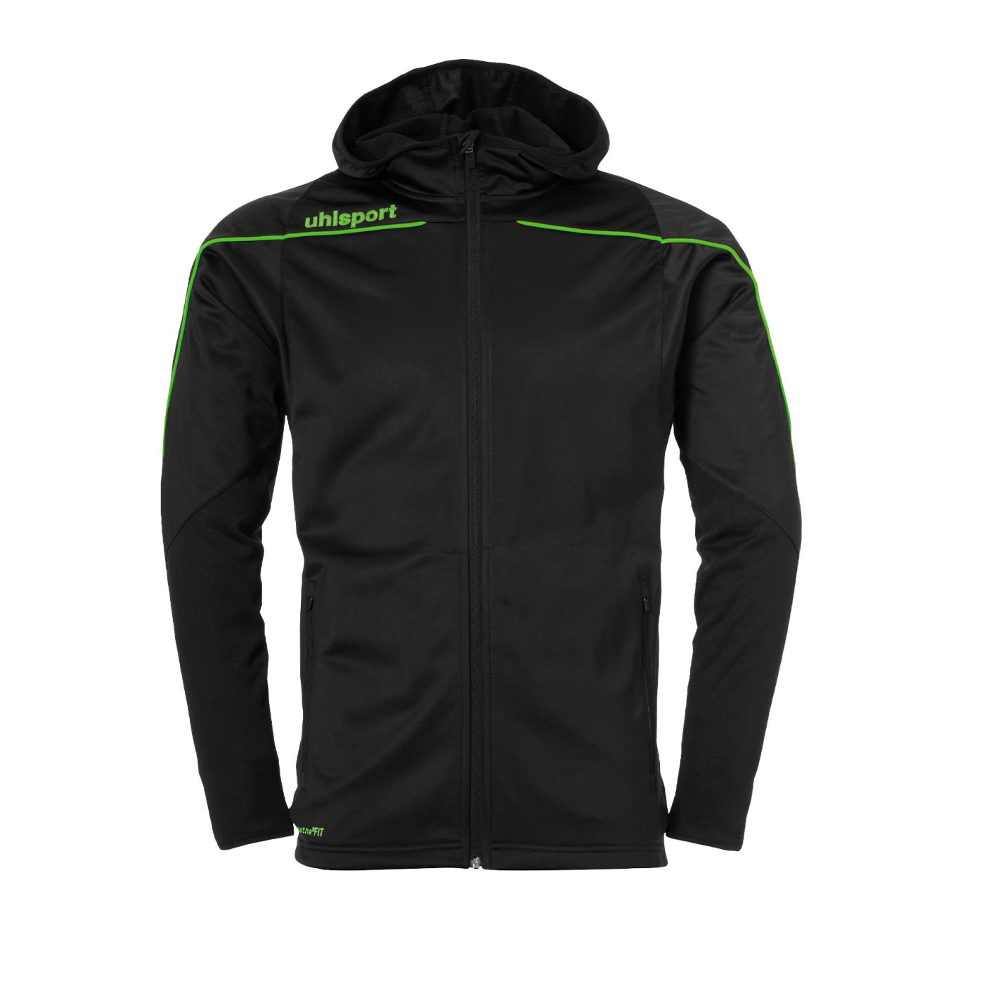 Uhlsport Stream 22 Kapuzenjacke Kids Schwarz F24