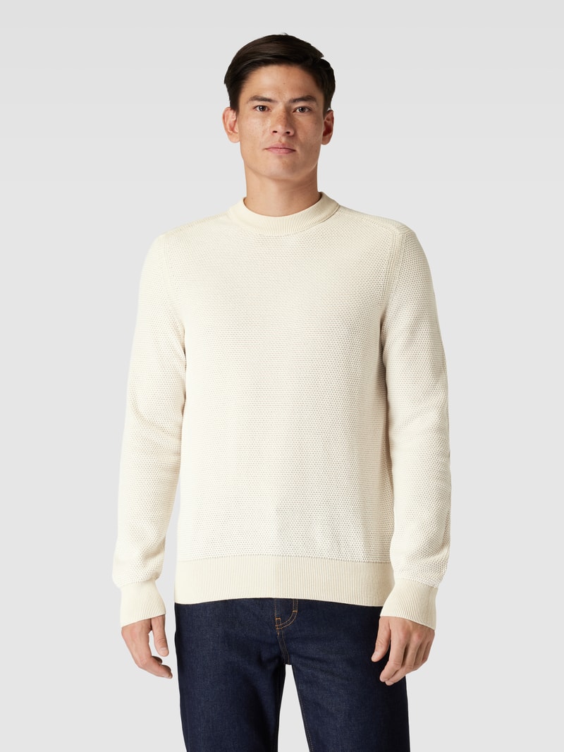 Strickpullover mit Raglanärmeln Modell 'Aquila' in offwhite