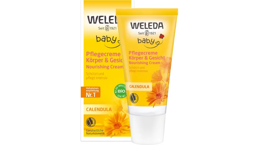 WELEDA Baby CALENDULA Pflegecreme Körper & Gesicht