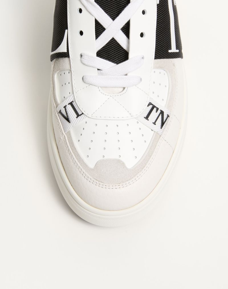 Baskets basses Vl7N en cuir de veau et rubans