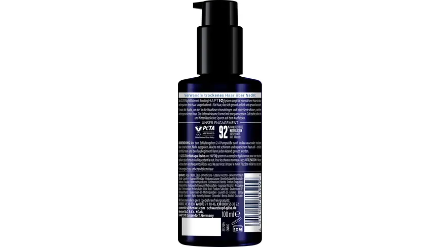 GLISS Night Elixier Aqua Revive 100 ml 100 ml