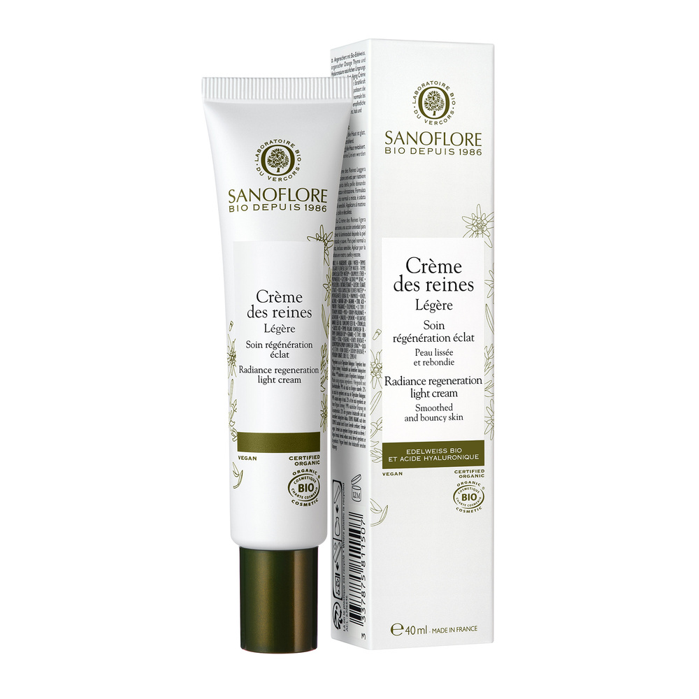 Sanoflore Reines Crème jour anti-âge légère régénérationéclat certifiée bio