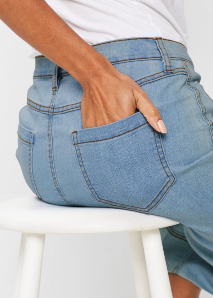 Jeansrock mit Knöpfen