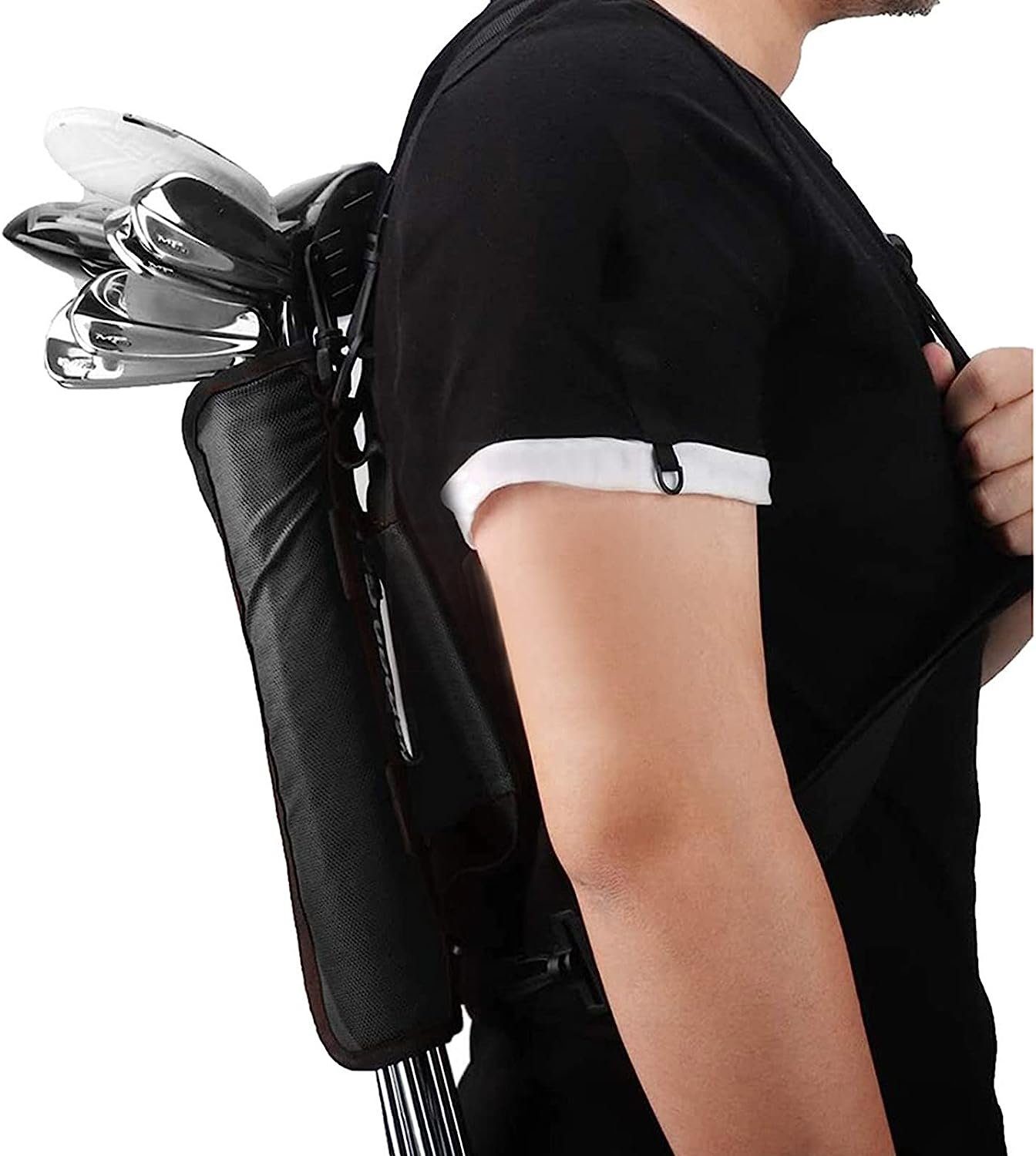 autolock Golfschläger + Golfbag Mini Golfschlägertasche Leicht Schulterträger Driving