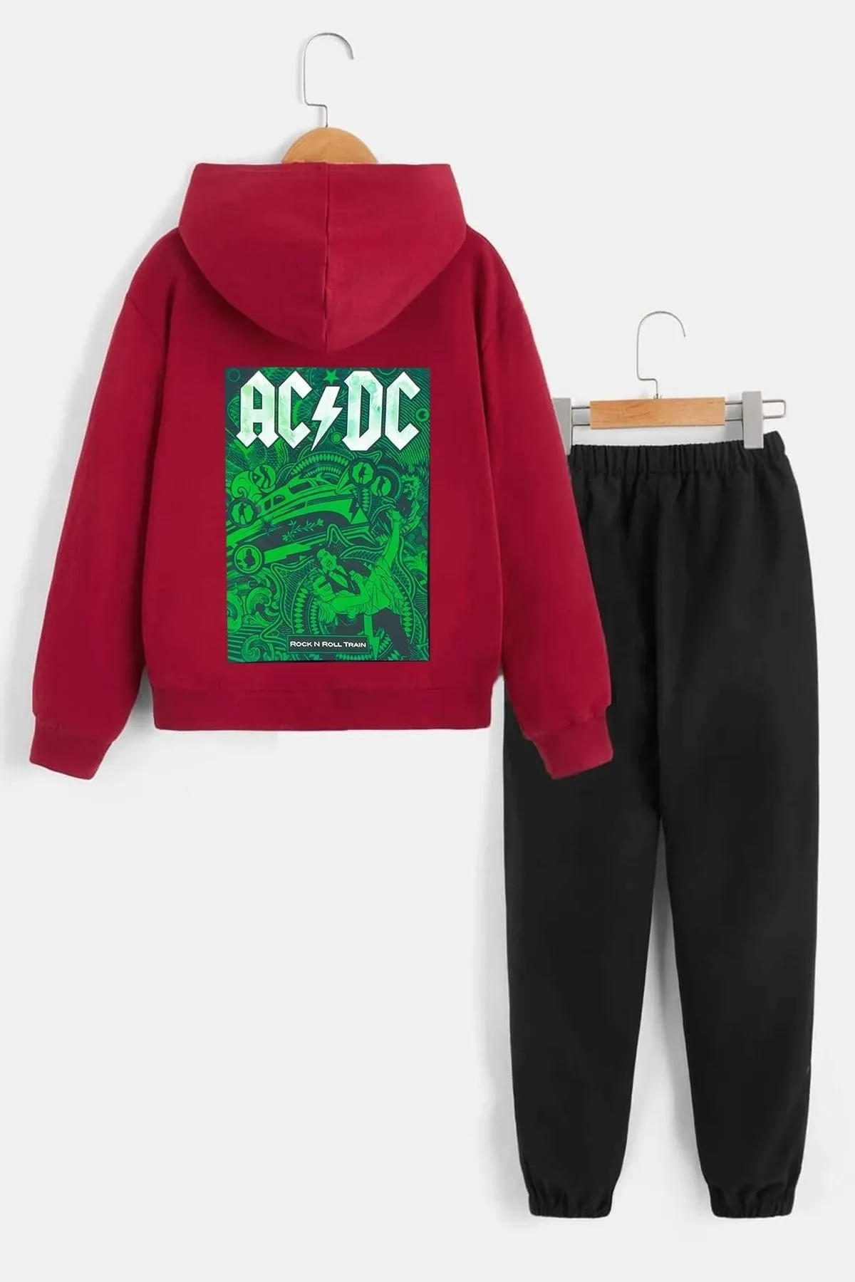 uyguntarz  Acdc-Trainingsanzug-Set für Kinder