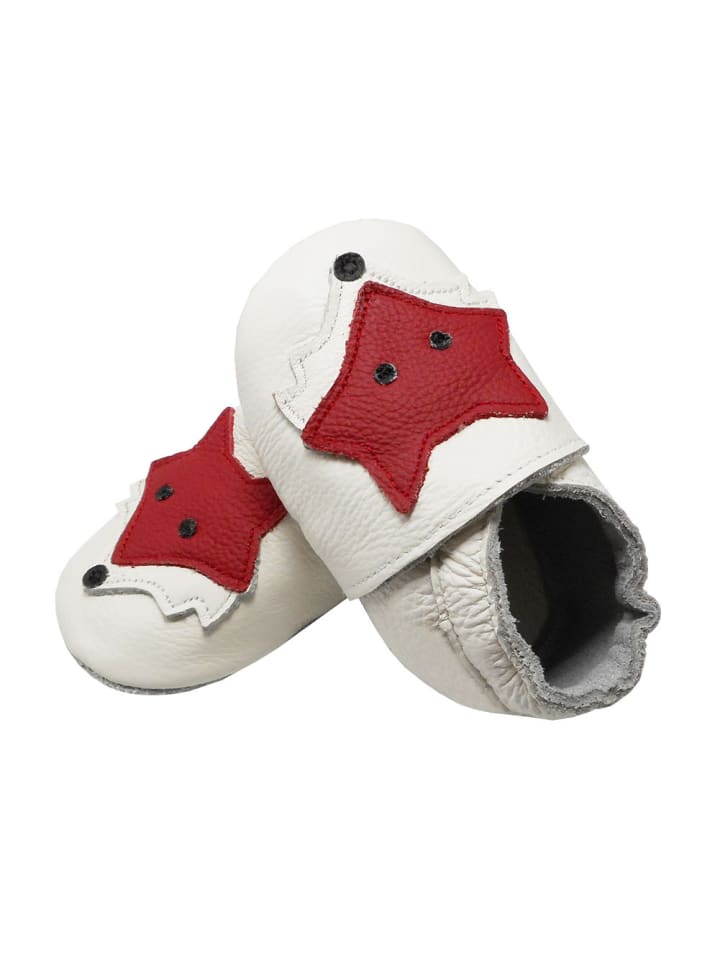 Yalion Leder-Krabbelschuhe 