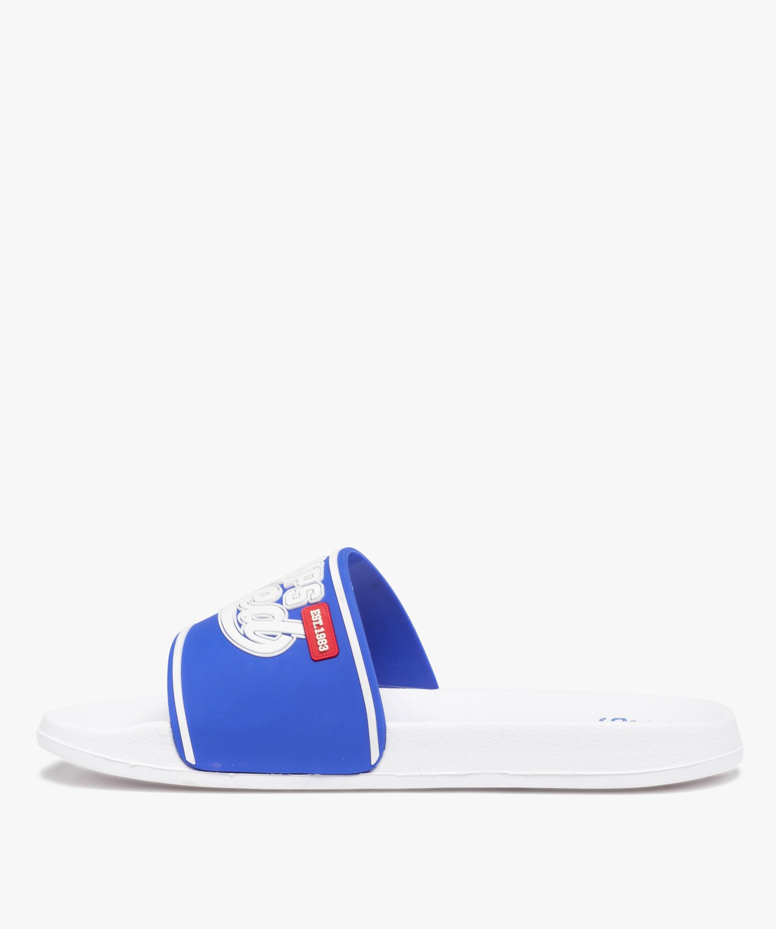 Mules de piscine Garçon bicolores – Camps United bleu | GEMO