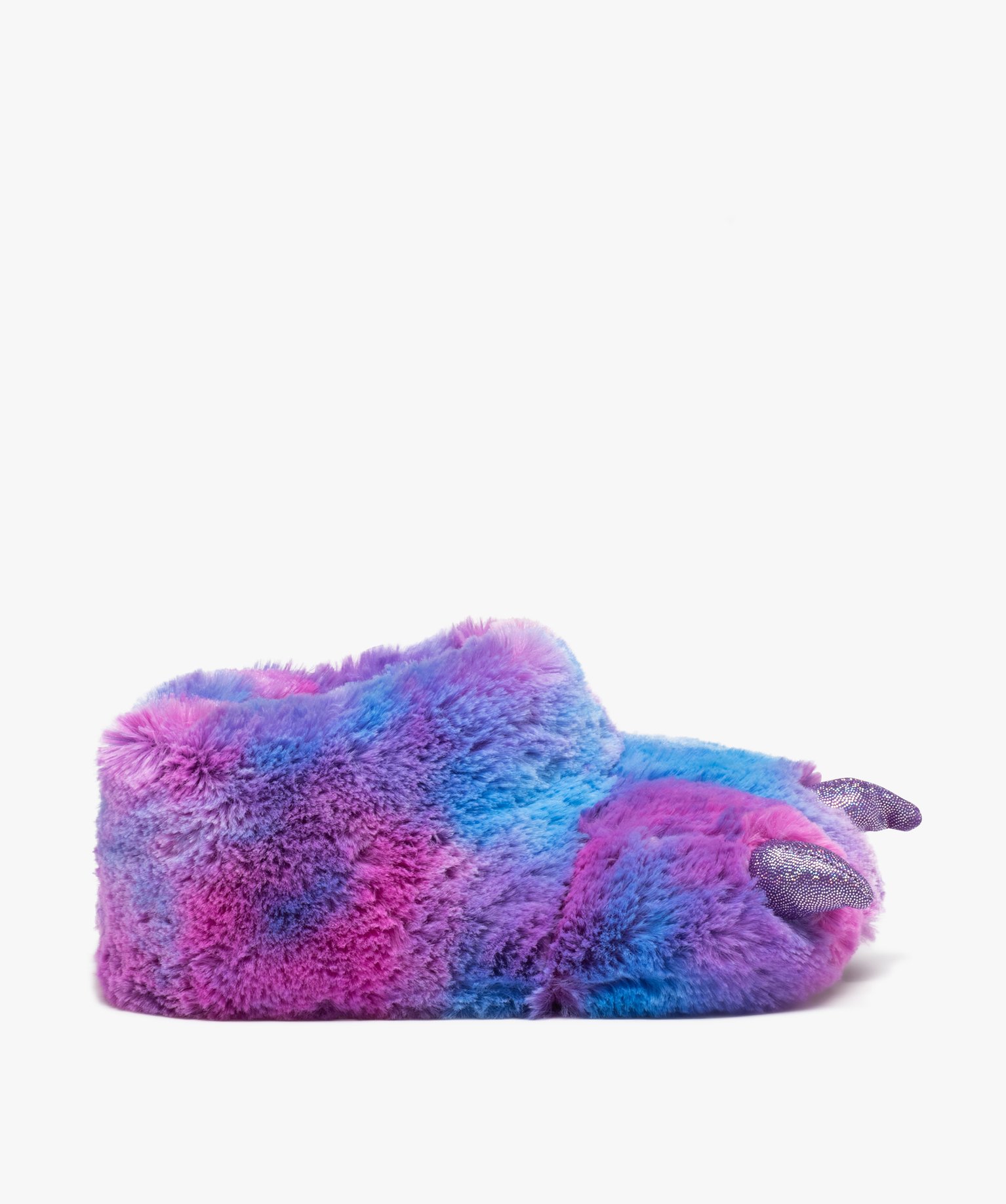 Chaussons fille 3D en forme de patte de monstre violet | GEMO