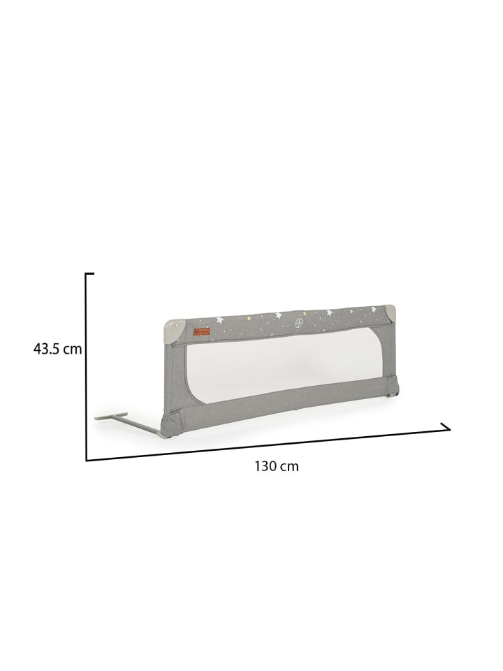 Cangaroo Bettschutzgitter Leinen 130 cm in grau günstig kaufen onesize