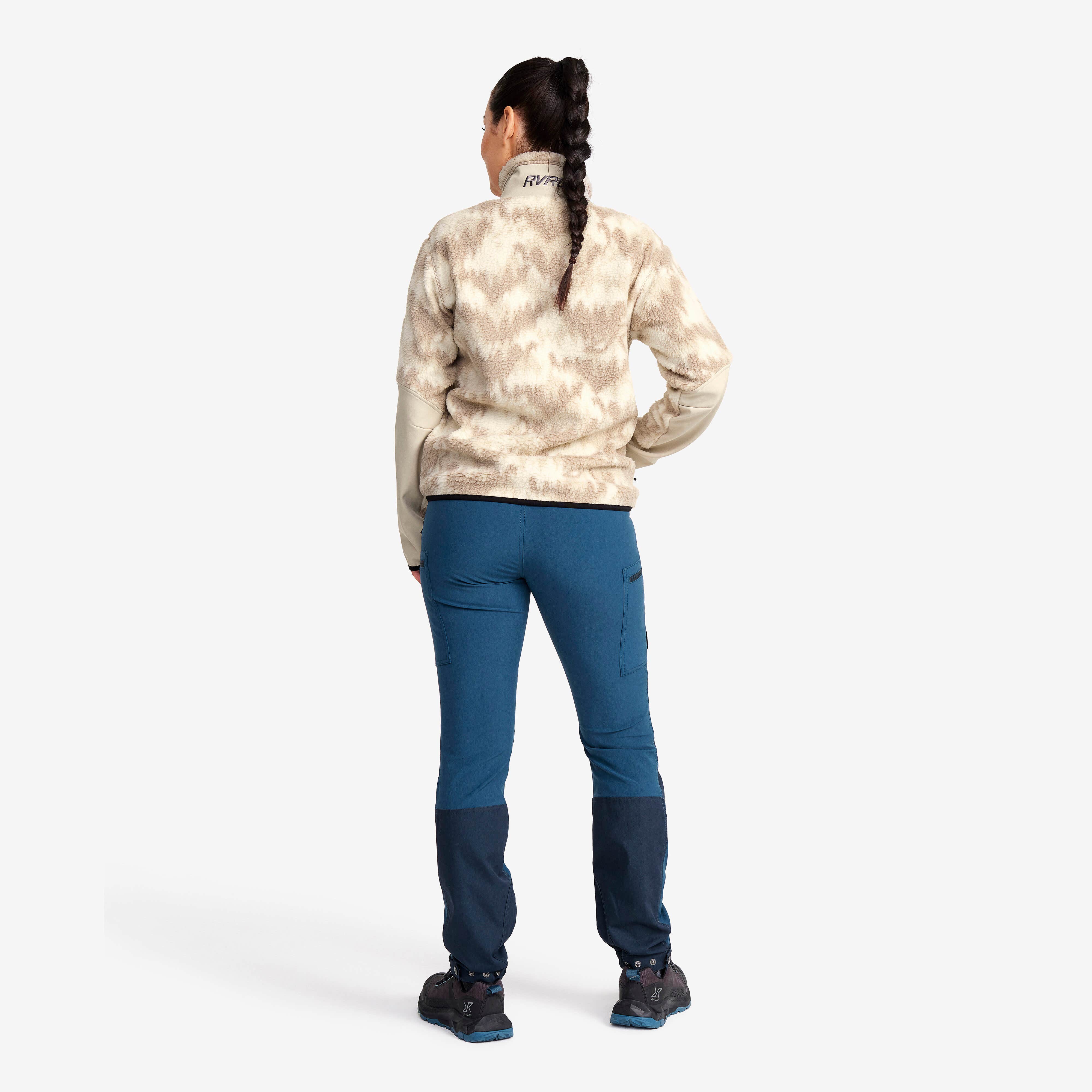 High Pile Fleece Femme Oatmeal
