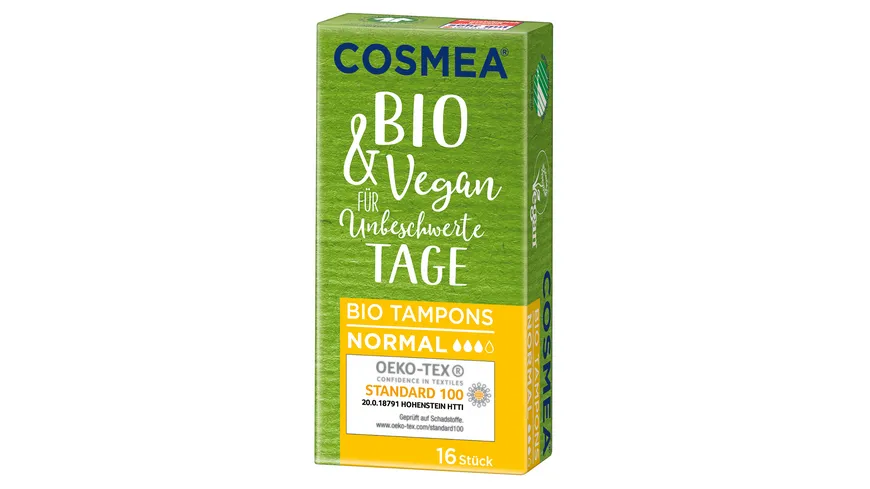Cosmea® BIO Tampons, VEGAN, Normal