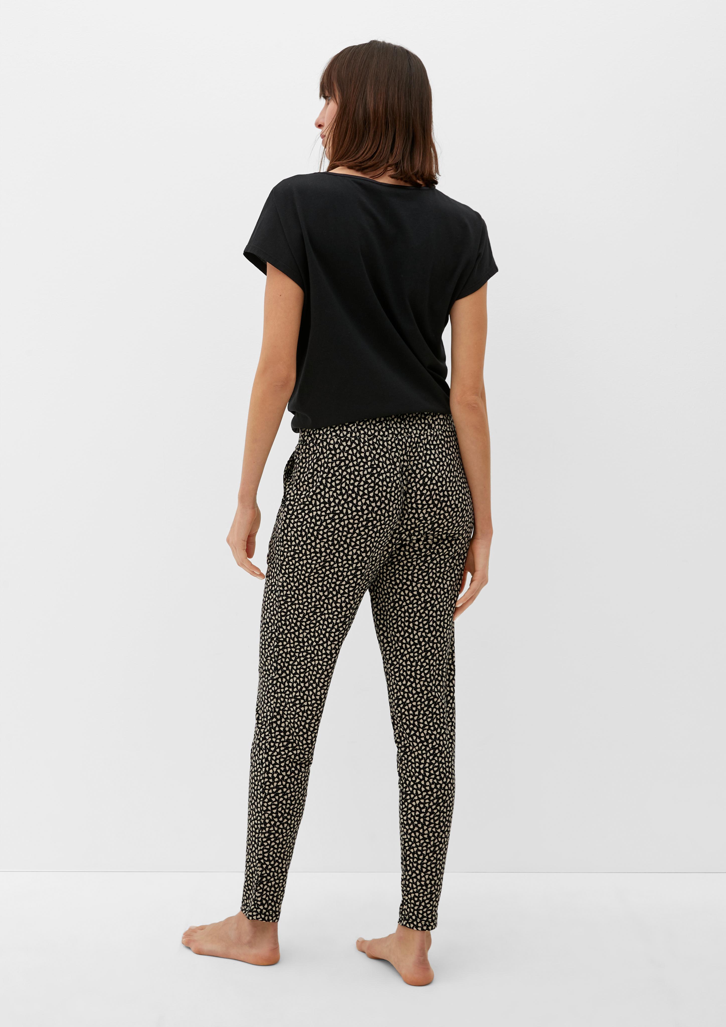 Pyjamahose mit Print  6008154-99A3