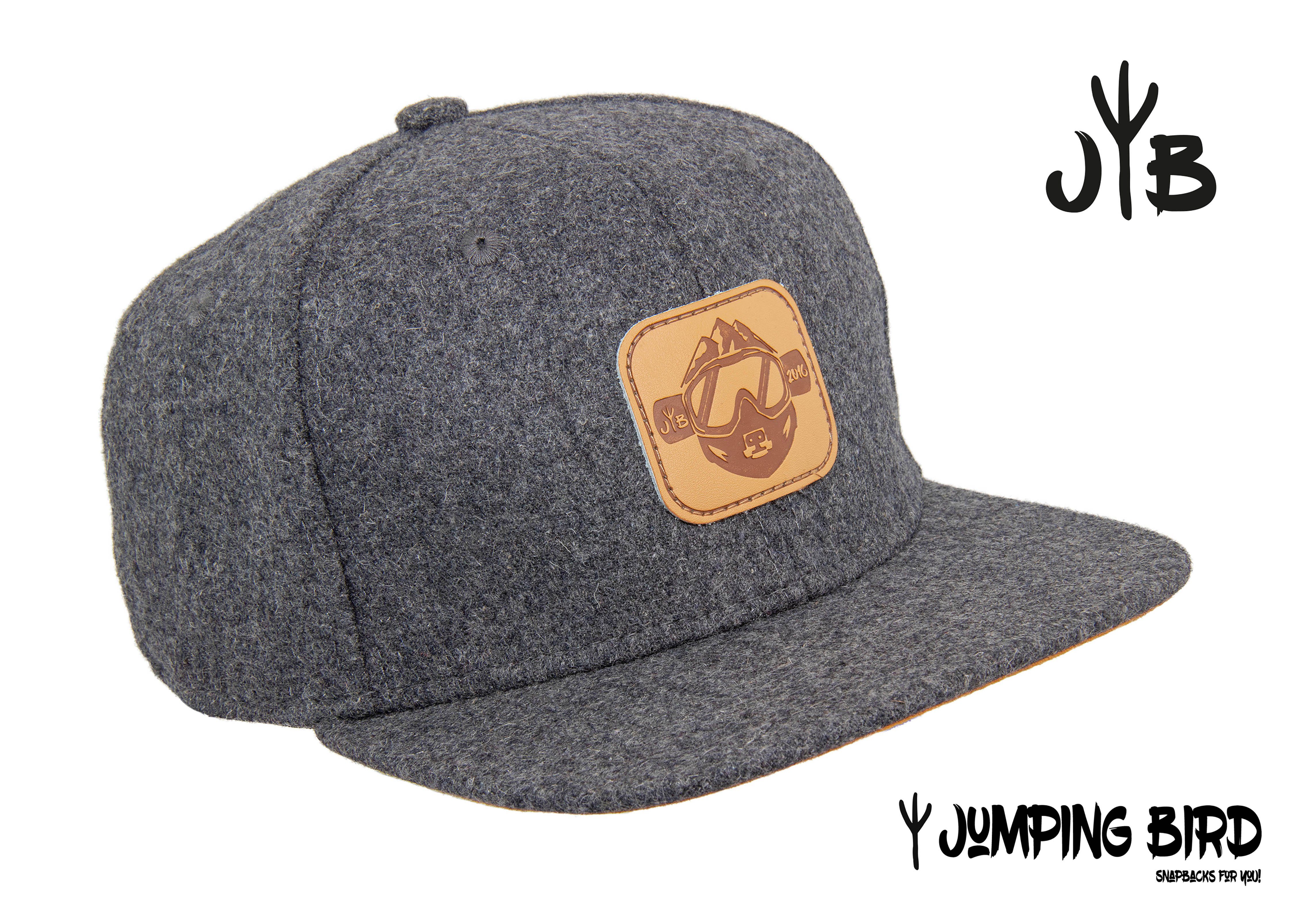 Jumping Bird Snapback Cap
