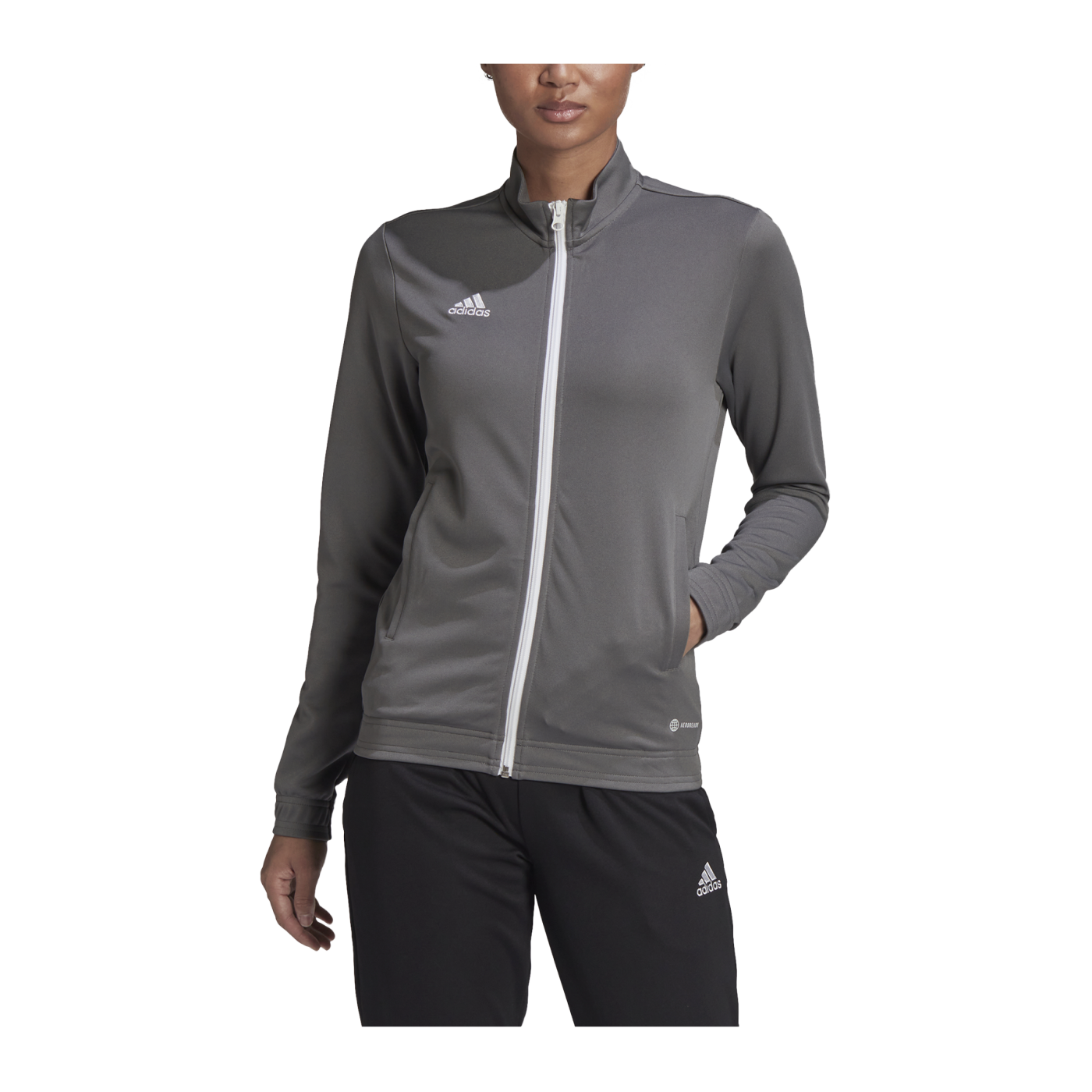 adidas Entrada 22 TK Trainingsjacke Damen Grau