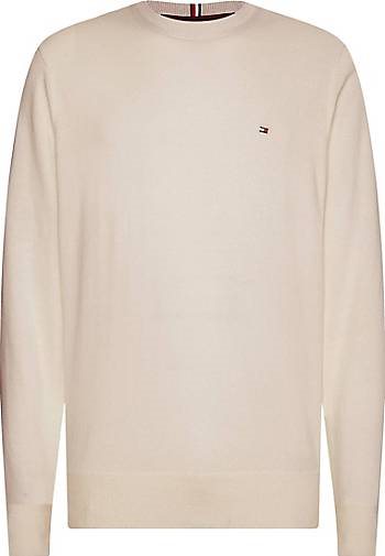 TOMMY HILFIGER Herren Strickpullover Rundhals Baumwolle/Kaschmir Regular Fit