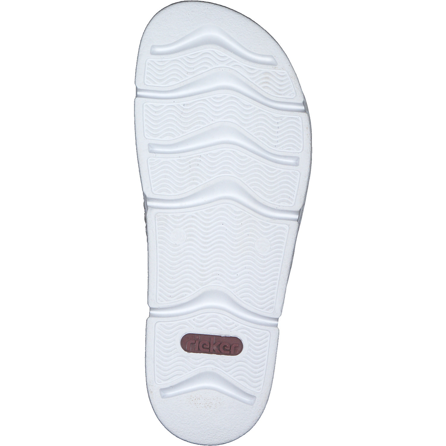 Rieker 62198, Pantoletten & Badeschuhe, Damen, Weiß