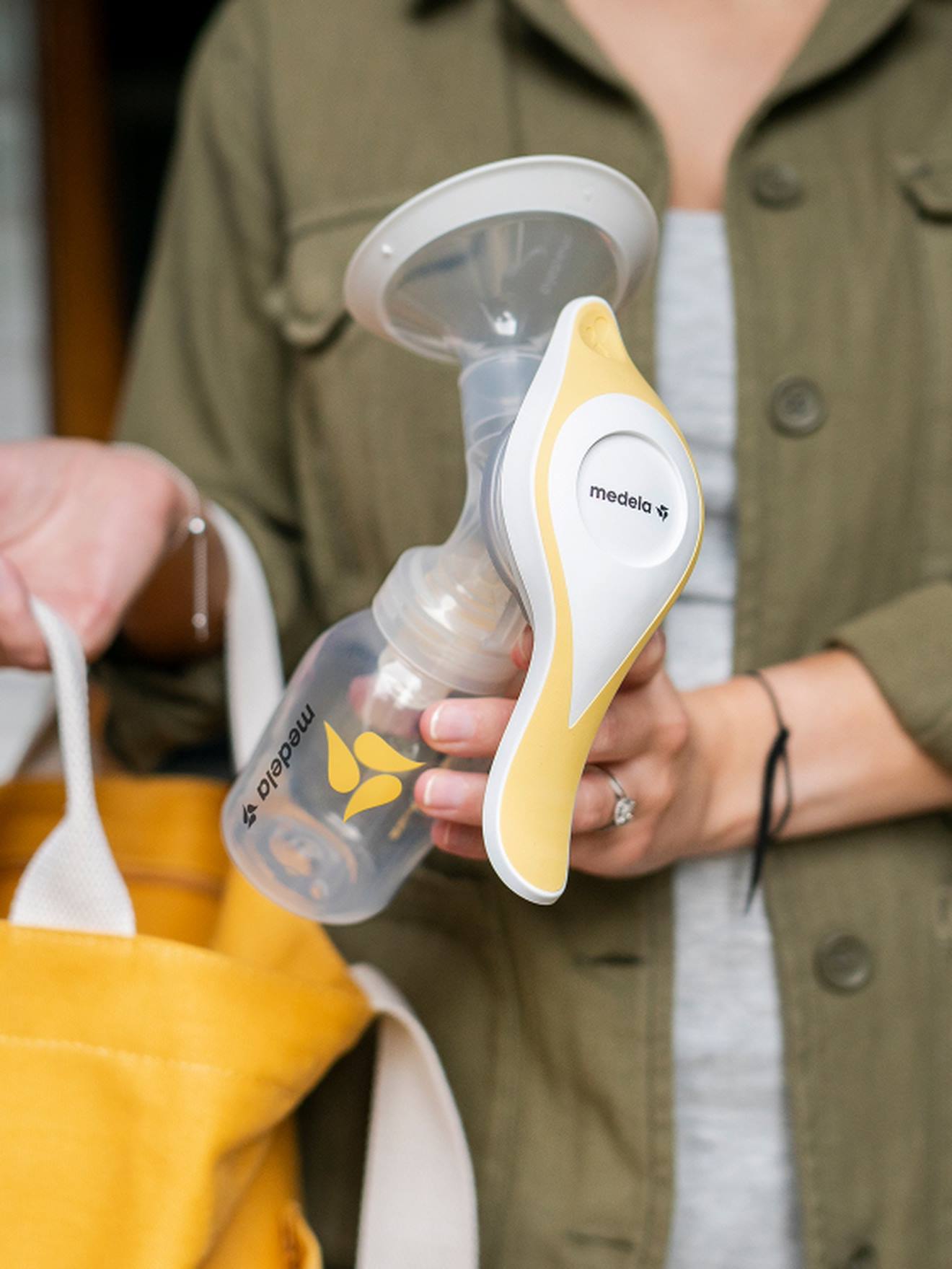 Medela Hand-Milchpumpe HARMONY FLEX MEDELA - weiß/transparent