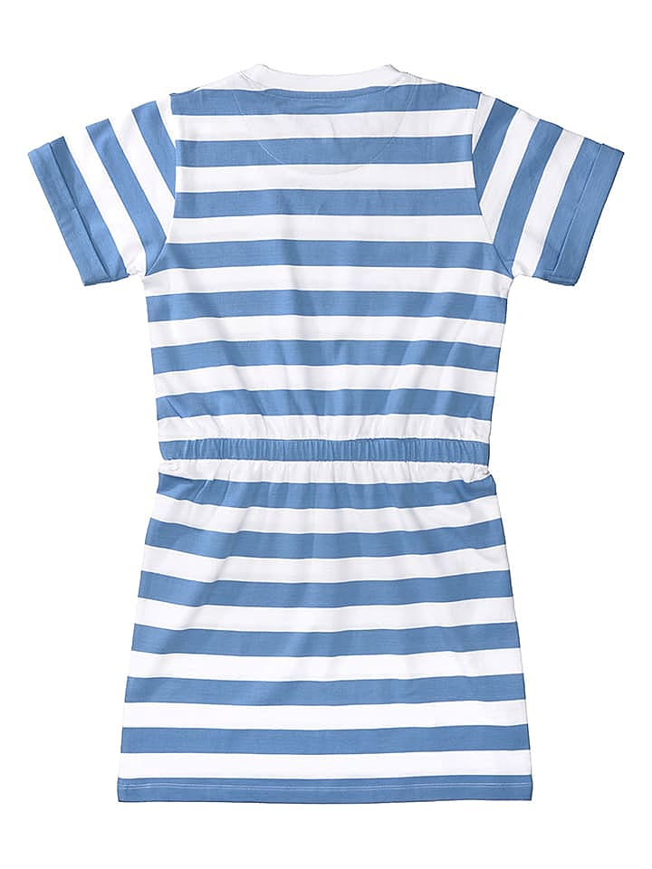 Marc O'Polo Junior Kleid in Blau/ Weiß günstig kaufen 140