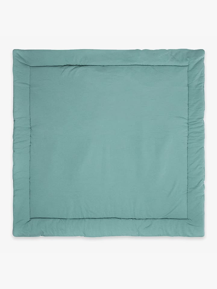 Emma&Noah Krabbeldecke in Grün/ Weiß günstig kaufen 120x120 cm