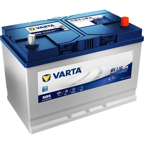 VARTA Blue Dynamic EFB 585501080D842 Autobatterien, N85, 12 V, 85 Ah, 800 A