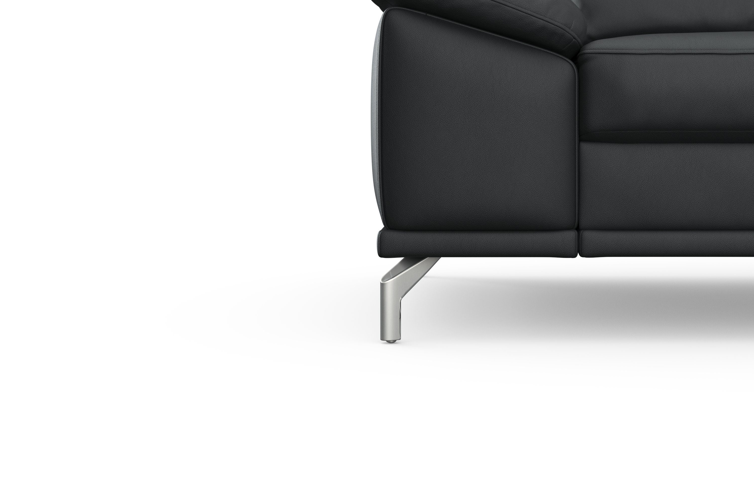 sit&more Ecksofa Cabrio, mit Sitztiefenverstellung und Federkern, 3 Nierenkissen