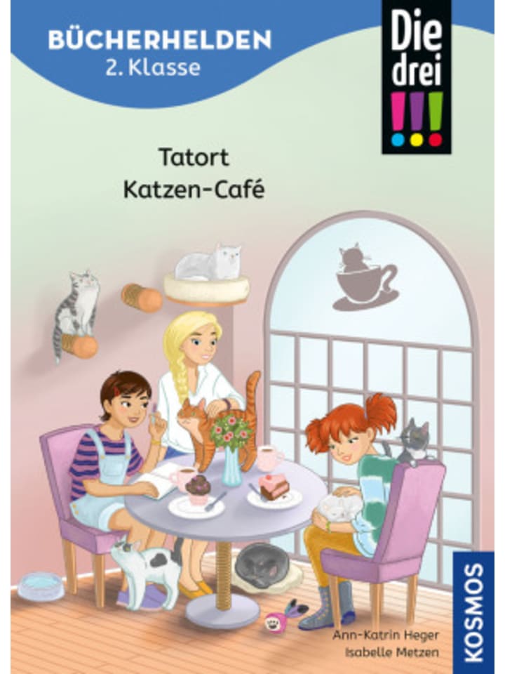 Kosmos Buch - Die drei !!!, Bücherhelden 2. Klasse, Tatort Katzen-Café günstig kaufen onesize