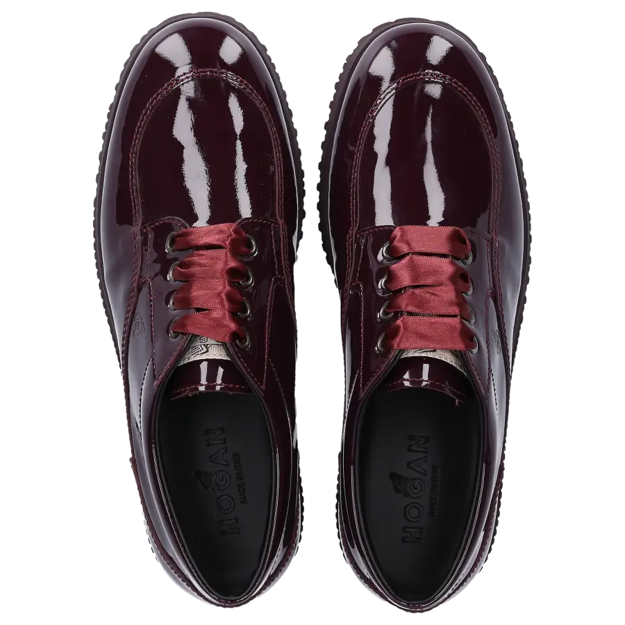Hogan - Sneaker low TRADITIONAL Lackleder bordeaux - rot