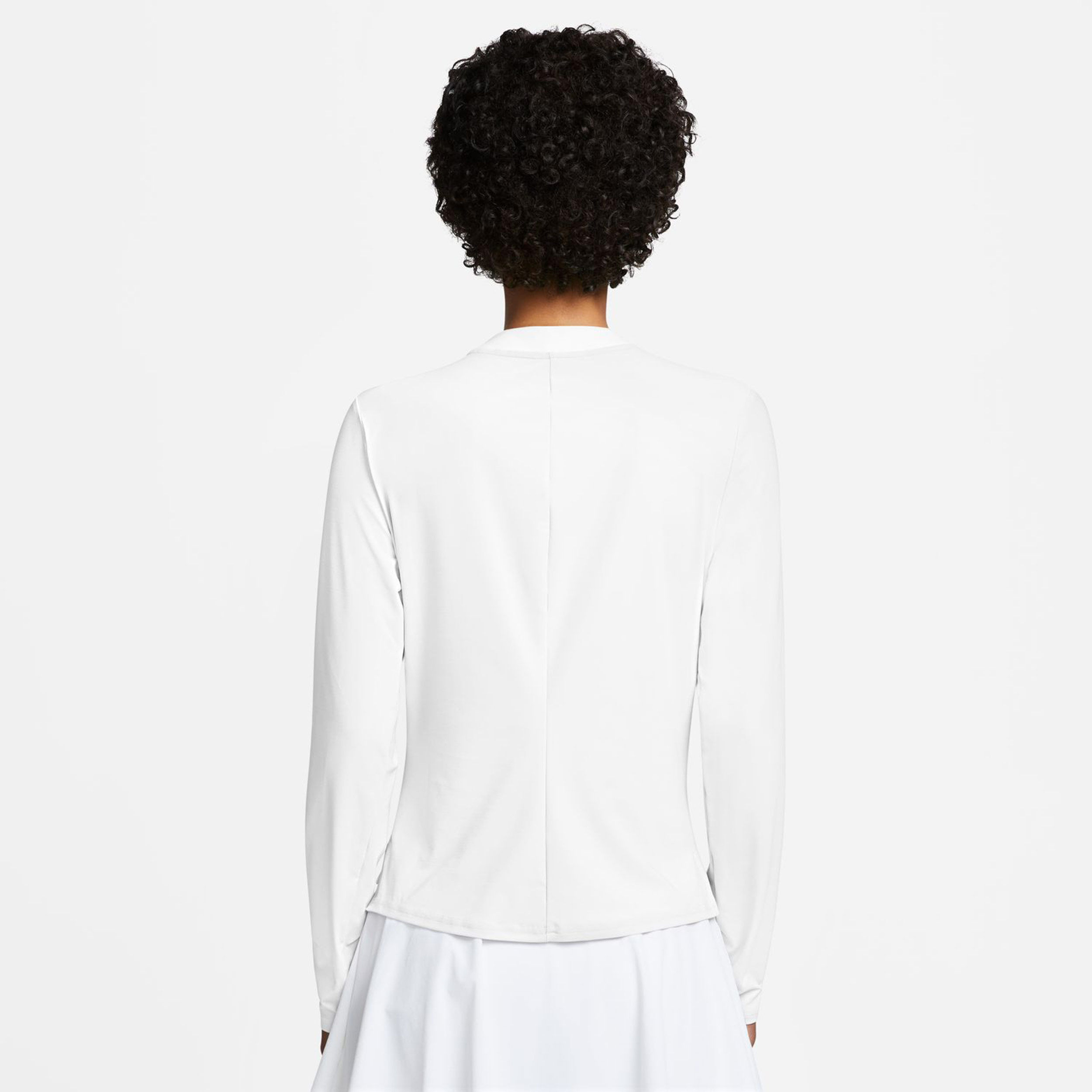 Court Dri-Fit Advantage Longsleeve Damen - Weiß
