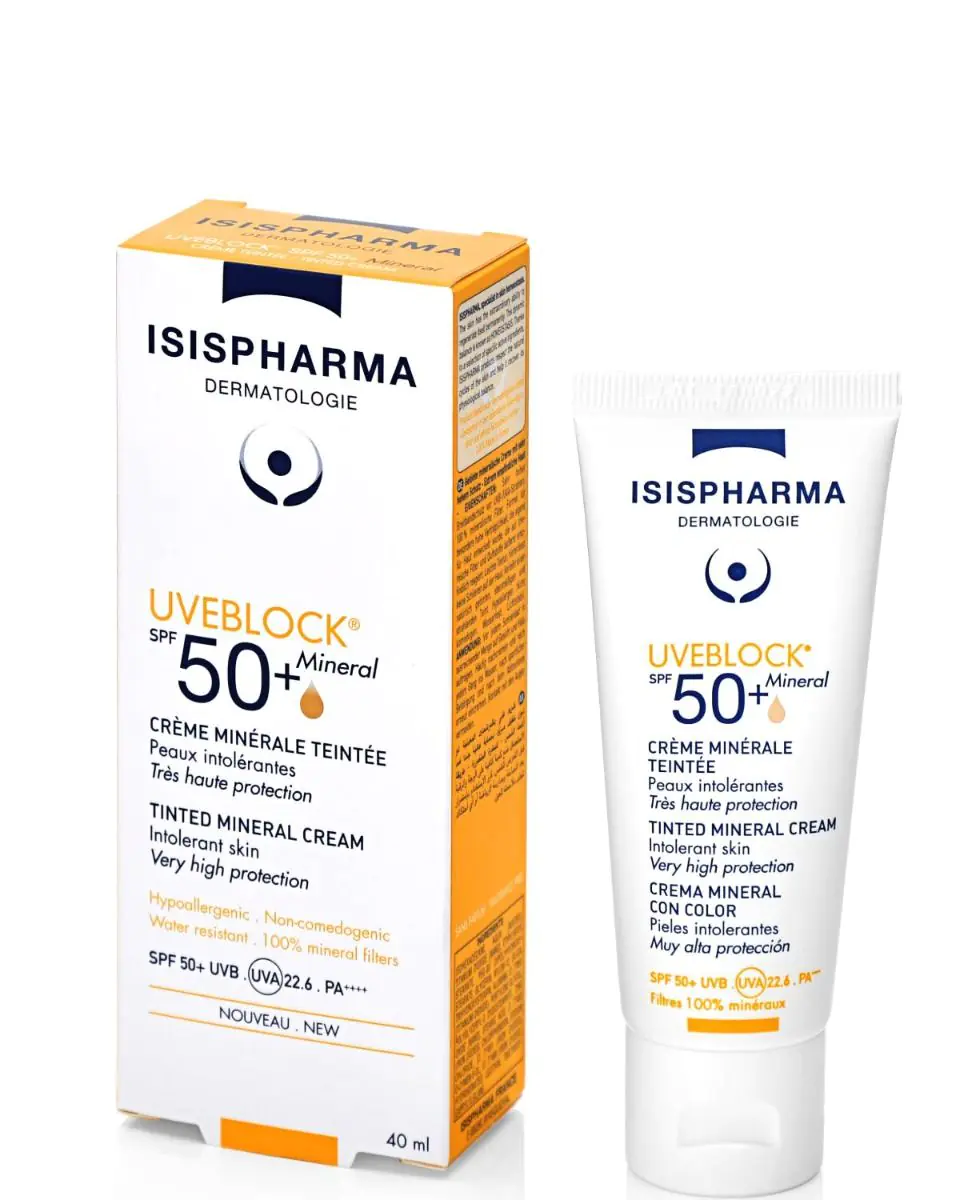 Isispharma Uveblock SPF50+ - Minerale kleurcrème 40 ml