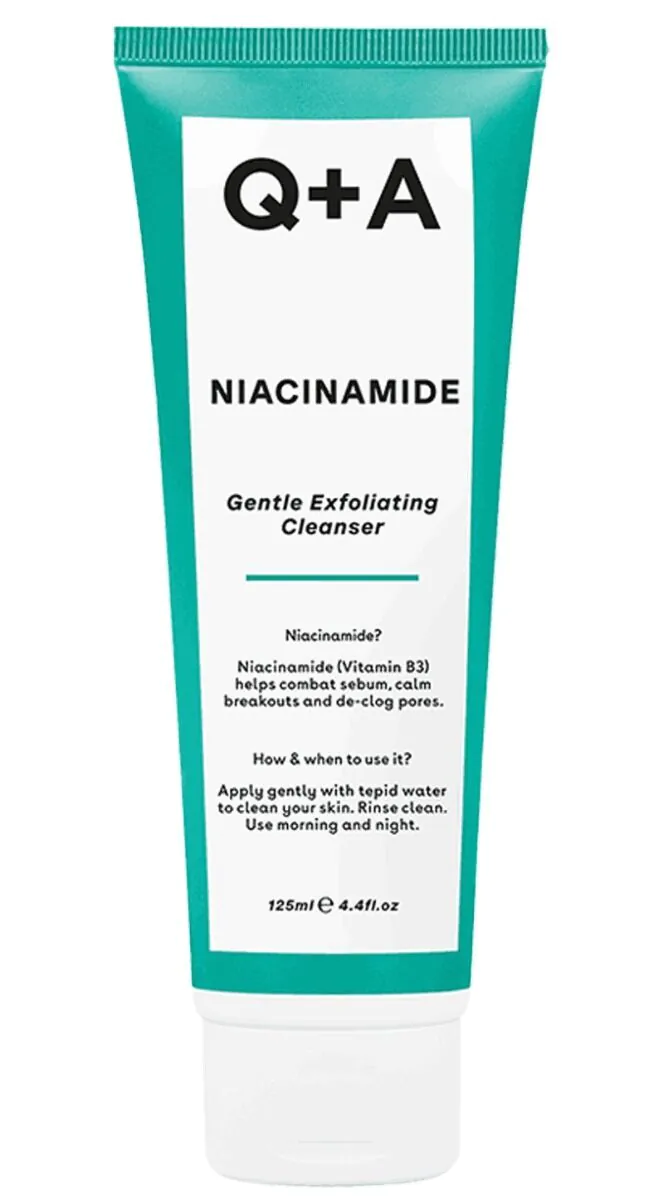 Q+A Niacinamidas - veido valomasis gelis su niacinamidu 125 ml