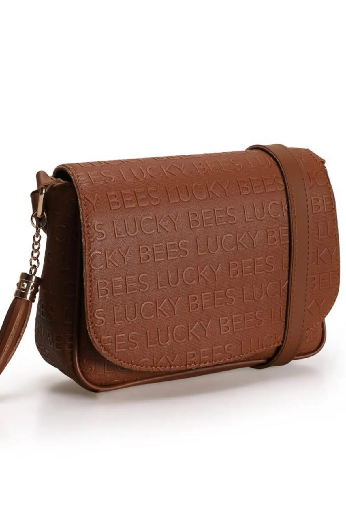 Lucky Bees  Gemusterte Damen-Hand- und Umhängetasche
