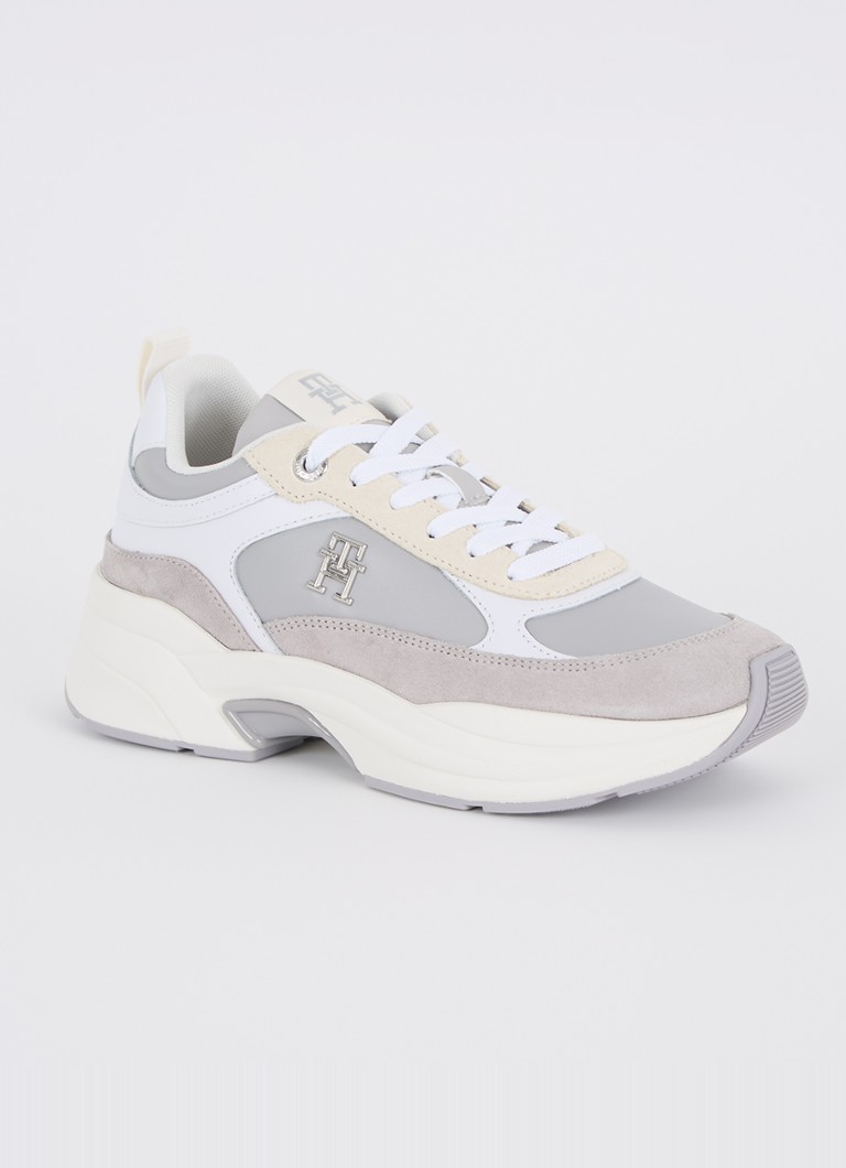 Teniși Tommy Hilfiger din piele cu logo