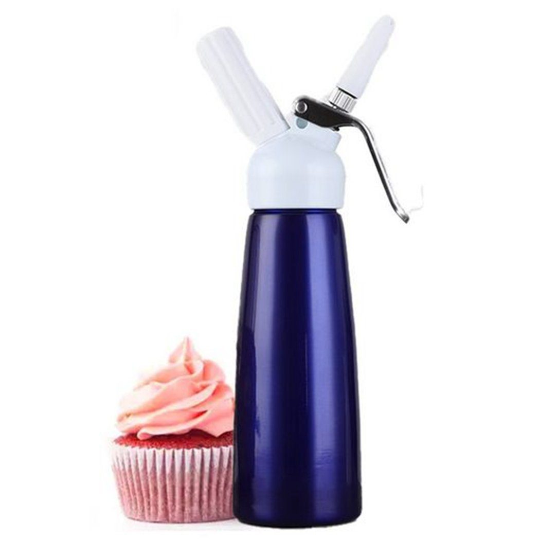 TUABUR Milchaufschäumer Cremepistolenschäumer, Kuchenschaumpistole, Cremeflasche