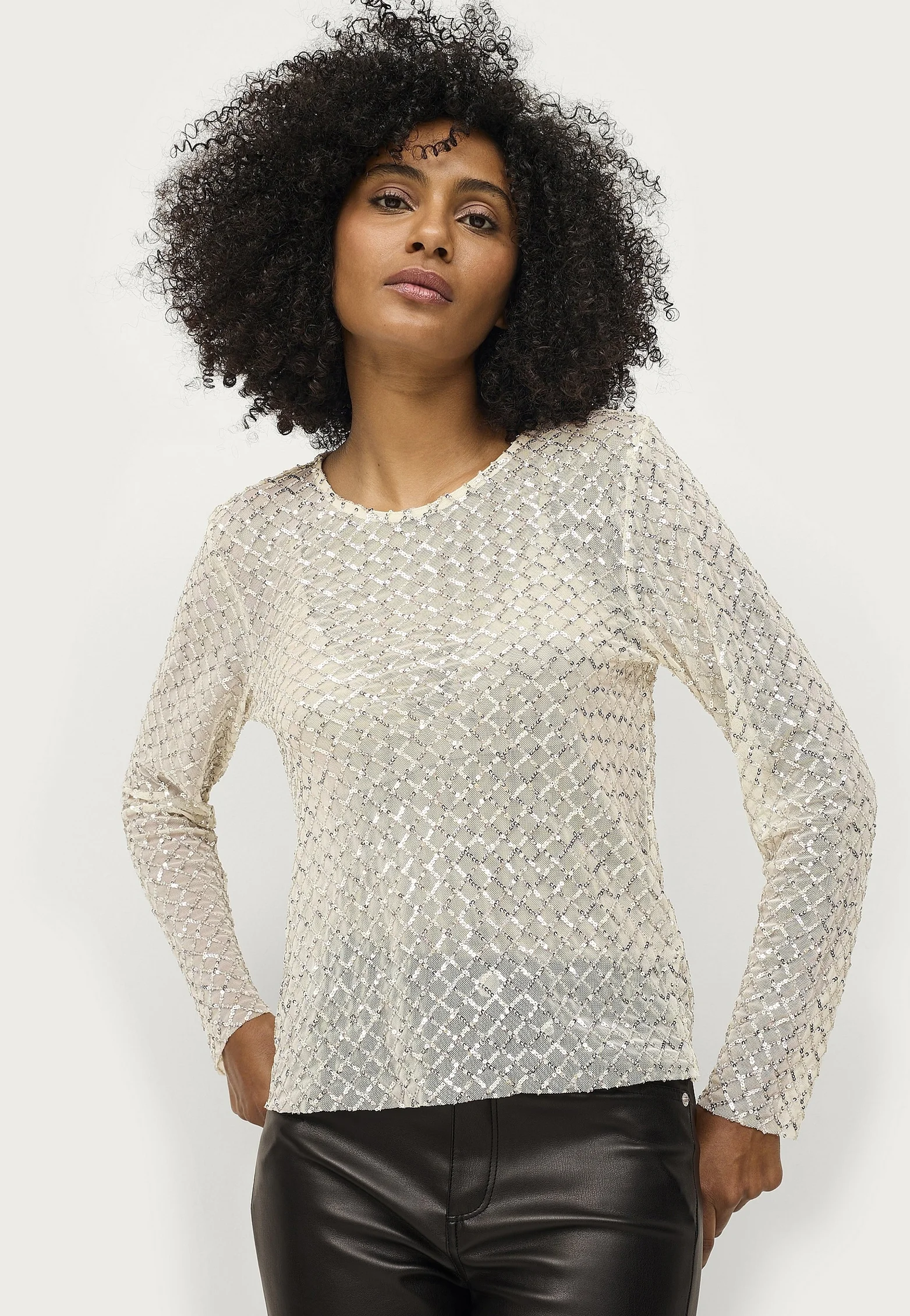 Ellos Collection MIT PAILLETTEN - Blusa