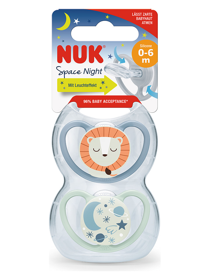 NUK 2er-Set: Schnuller 