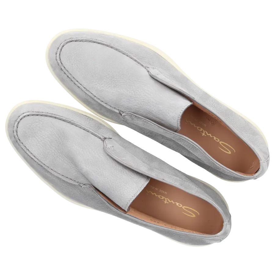 Santoni - Stiefeletten DESERT BOOT Nubukleder - grau