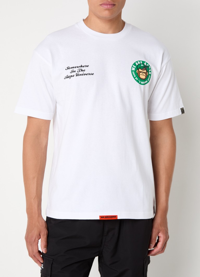 Aape Basic Team T-shirt with logo and back print
