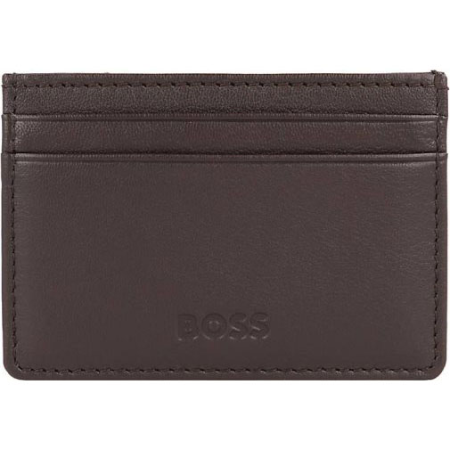 BOSS Crew Kreditkartenetui RFID Schutz Leder 10 cm