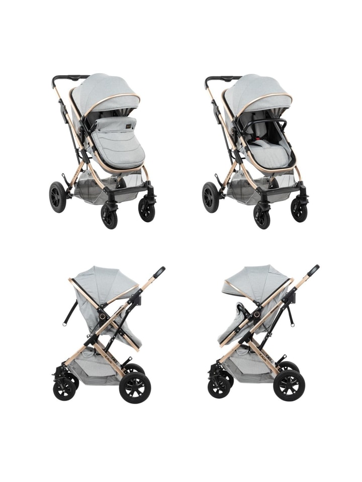 Kikkaboo Kombikinderwagen Kaia 3 in 1 in grau günstig kaufen onesize