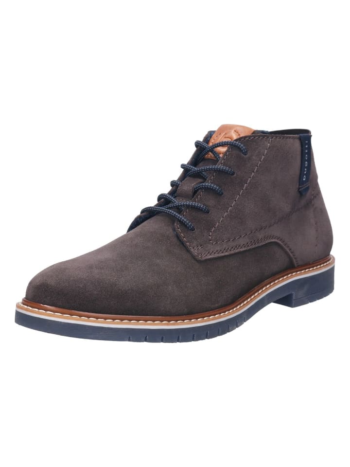 Bugatti Schnürstiefel in grau günstig kaufen