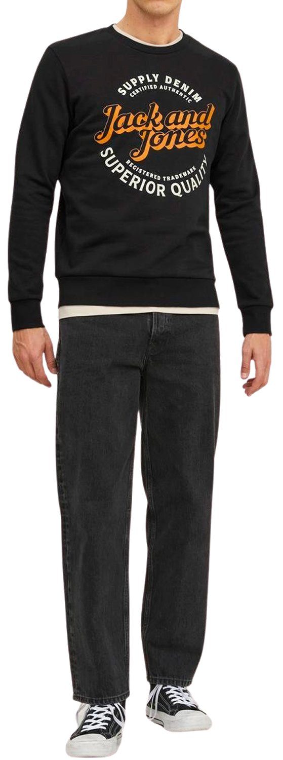 Jack & Jones Sweatshirt (2er-Pack) flauschiger Print Logo Pullover